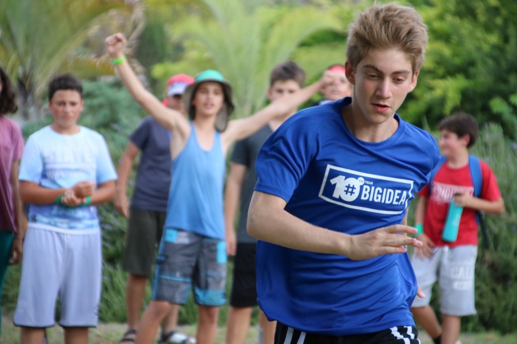 Big Idea Campers teen playing